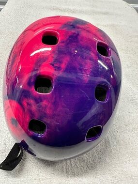 SCHWINN YOUTH MULTI-SPORT HELMET Pink Purple Clouds SKATING BIKE 8+ Prospect Med